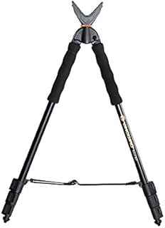 Vanguard Scout B62 Bi Pod With V Shaped Rotating Yoke, Quick Flip Leg Locks, Foam Hand Grips , Black