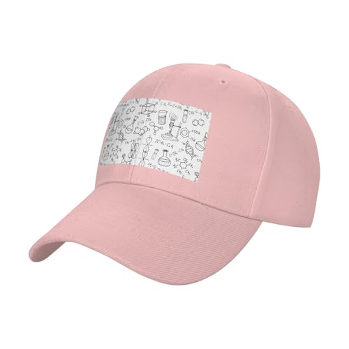 Casquette de baseball imprimé chimie en coton pour vos sorties d'été