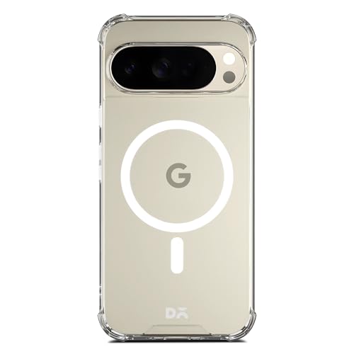 Image of DailyObjects Clear Magnetic Phone Case Cover Compatible with Google Pixel 10 Pro | Wireless Charging Slim Back Cover | 2 Layer Edge Protection & Shockproof