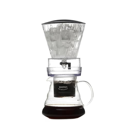 Cafetera Por Goteo De Agua, Herramientas De Filtro Reutilizables, Gotero De Café Expreso De Vidrio, Cafetera Helada(600ml)