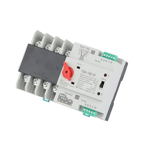 Inverseur de source automatique commutateur transfert rail DIN triphasé 4P 63A