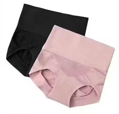 ecomnewgen Women's and Girl's Seamless High Waist Shapewear with Anti Rolling Strip Tummy Control/Tummy Tucker Panty,Women Shapewear Multicolor-picture-43