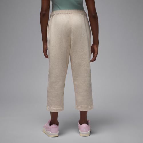 Jordan Flight Essentials Big Kids' Open Hem Pants (Light Orewood Brown)2