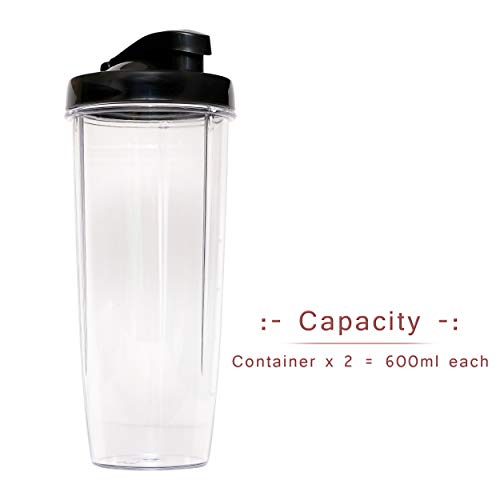 Image of Puffin High Speed Smoothie Maker | Nutri Shake | Juice Mixer Blender - 300w Black