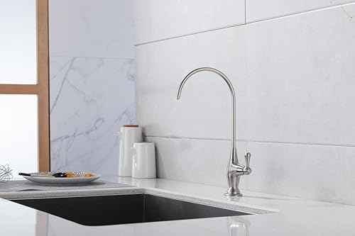 Image of Sink Water Filter Faucet, Stainless Steel, Brushed Nickel