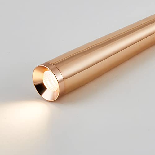 Lustre suspension LED cylindrique doré design créatif RAGGZZ d'architecte - 5