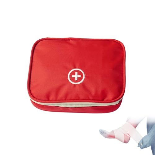 Trousse de pharmacie de voyage vide, kit de premiers secours en plein air, trousse de premiers secours vide, trousse d'urgence, sac à médicaments, petit sac à pharmacie à domicile, sac de rangement