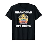 Photo Gallery grandpas pit crew t-shirt gara auto feste bandiera bambini genitori maglietta Photo Gallery grandpas pit crew t-shirt gara auto feste bandiera bambini genitori maglietta