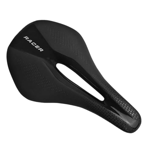 Banco Selim Highone Racer Vazado 245x160mm Preto Prime Power Bike Bicicleta