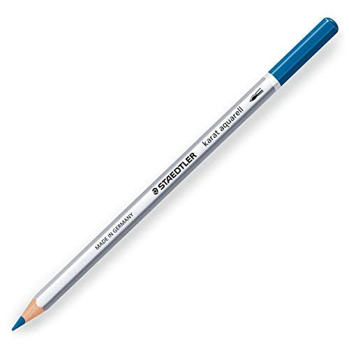 STAEDTLER Karat Aquarell Pencil โ Professional Watercolour Pencil - Single Pencil โ Delft Blue - 63