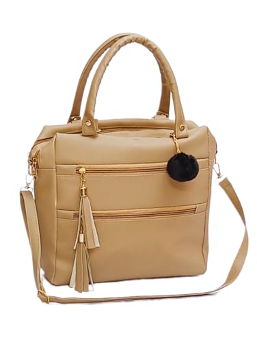 Image of women's pu leather handbag shoulder bag hand held bag with long strap queen collection simple sober and stylish (HB5)