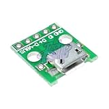 Lot de 5 adaptateurs micro USB vers DIP 2,54 mm 5 broches connecteur femelle type B convertisseur PCB platine d'expérimentation USB-01 carte de commutation SMT siège mère
