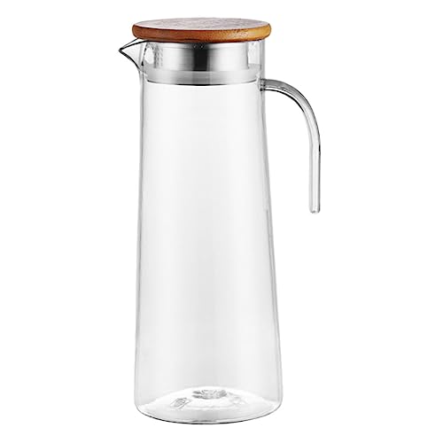 Holibanna 耐熱冷水壺 アクリル製飲料ジャグ ビール ミルク対応 家用オフィス用多用途収納容器