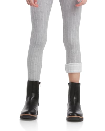 Girls' Active Leggings - 2 Pack Seamless Fleece Lined Leggings - Performance Workout Yoga Pants (7-16)4