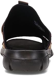 ECCO Men's Intrinsic Slide Sandal, Cocoa Brown/Black, 11-11.5 | Image 4