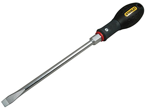 STANLEY Fmht0-62619 Gamme FATMAX Tournevis Mécanicien Avec Écrou 6,5 X 150 X 1,2 Mm - Fabriqué En France - Liaison Quasi Incassables - Noyau En Une Pièce - Revêtement Bi Matière - Acier