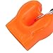 Almencla 1 Piece Breathing Apparatus Debrisproof Retainer Mouthpiece Cover, PVC Material, Quick Release Snap Fastener, Orange Diving Holder Reachory