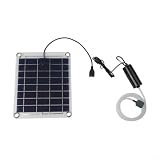 Kivivaka Pompa di ossigeno solare 20W per il USB portatile del serbatoio di
