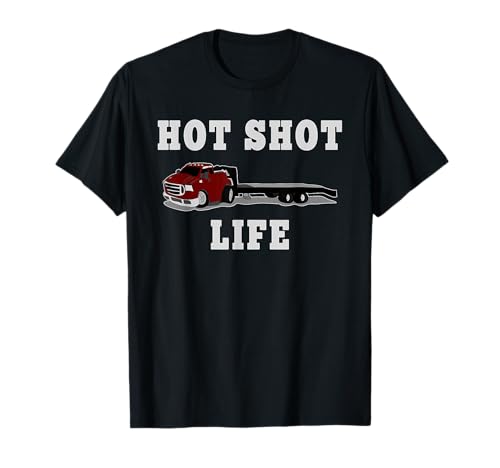 Trucker Hot Shot Trucking OTR Diesel Dually Trailer CDL T-Shirt