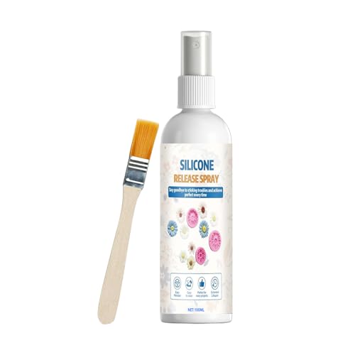 Spray de molde, aplicación versátil, 100 ml, spray de liberación de molde de resina, agente desmoldeador de resina, compacto y cómodo, para adultos, profesionales, entusiastas y principiantes