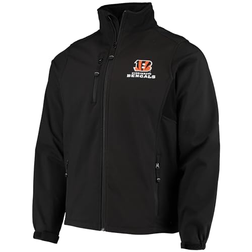 Image of dunbrooke Men's Navy Chicago Bears Softshell Fleece Full-Zip Jacket