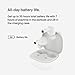 Belkin SoundForm™ Pulse Noise Cancelling Earbuds, Wireless Ear Buds with Wireless Charger Case & Dual Microphone - IPX5 Water Resistant Bluetooth Headphones for iPhone & Samsung - White
