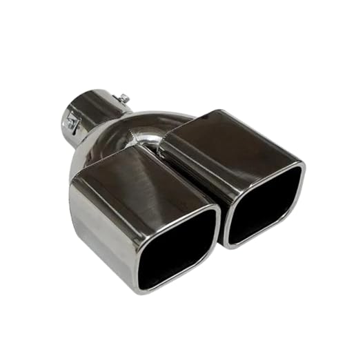 Silencieux d'échappement universel contre la rouille avec double sortie arrière inox