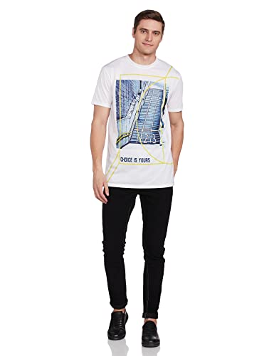Image of Men's Printed Regular Fit T-Shirt