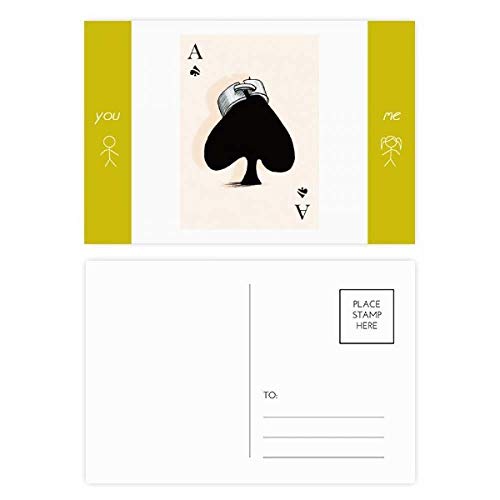 Cartes postales as de pique pour ne jamais manquer de cartes de vœux