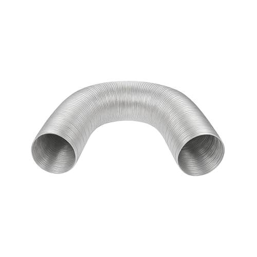 AMPEREUS® Aluminium Chimney Exhaust Pipe 6 Feet | Flexible Expandable Kitchen Chimney Duct Hose Pipe (6 Inch)
