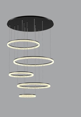 VfA, _ȉƂ̑LEDCgy_gCgvKipVfArO[݂艺CgƖ(5 ring black small,Warm White)