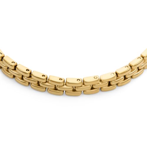 FOSSIL Herrenarmband aus Edelstahl oder Leder mit Faltverschluss – Ansicht 3