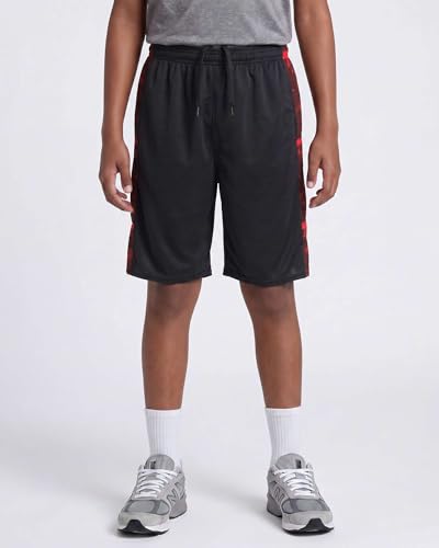 Image of 5 Pack Boys' Mesh Athletic Shorts Basketball Kids Soccer Sports Pockets