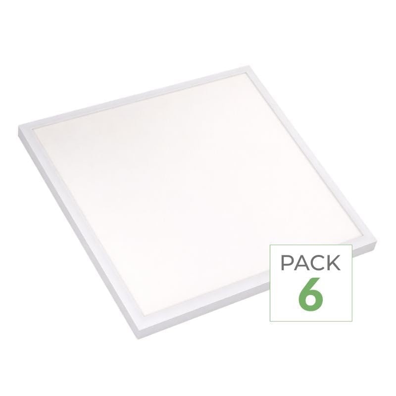 Panel LED 60 x 60 Slim 48 W blanco (Pack de 6) – Blanco frío 6000 K – 8000 K