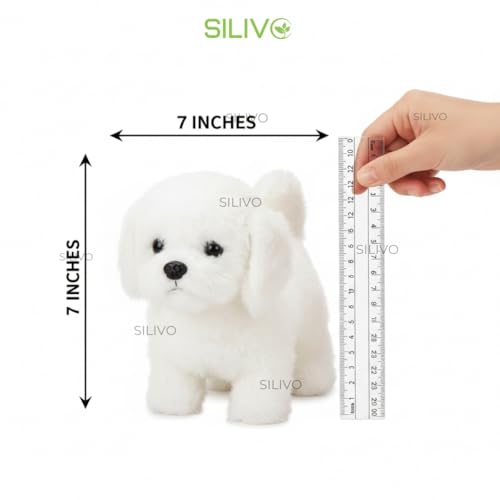 Image of Interactive Walking Hopping Puppy Toy with Sounds | Jumping Dog with Wiggling Ears, Twitching Nose & Mouth | Educational Plush Pet Toy for Babies & Kids (Multi Color)