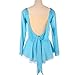 Figure Skating Dress Women's Girls' Ice Skating Dress Performance Rhinestone Skating Wear (Color : Blue, Size : 120CM)