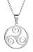 Produktbild Unbekannt Générique Halskette Anhänger Medaillon Triskel aus versilbertem Stahl