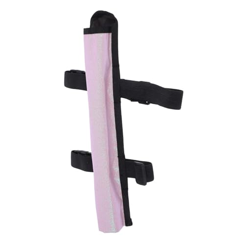 FONDOTIN Folding Hand Fan Bag with Adjustable Thigh Strap Portable Canvas Holder for Kung Fu Tai Chi Festival Display Rave Gear and Dance Performance