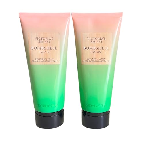 Victoria's Secret BOMBSHELL ESCAPE Cooling Gel Lotion 6.7 fl oz 2 Pack - Limited Edition