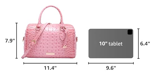 Image of Makcr Joacbv Top-Handle Crocodile Purses For Women Crossbody Leather Bags Trendy Large Capacity Tote with Shoulder Strap