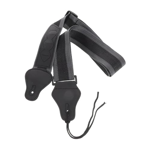 PRETYZOOM Correa para Guitarra Electroacústica Ajustable de Nylon con Soporte para Púas Banda Delgada y...