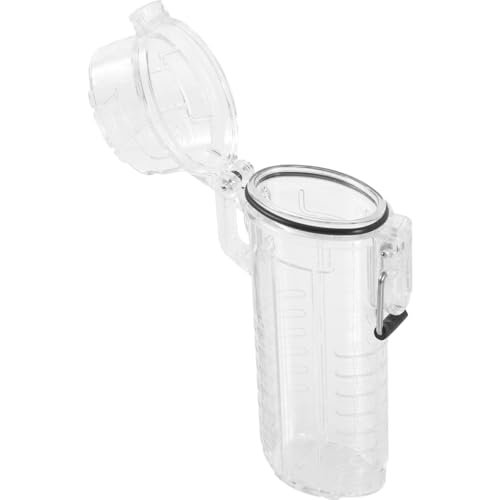 NOLITOY Estojo organizador de isqueiro com marcador transparente aprovado para refrigerador de latas, lanterna, isqueiros, umidificadores retráteis, proteção personalizada, arco de LED, plástico