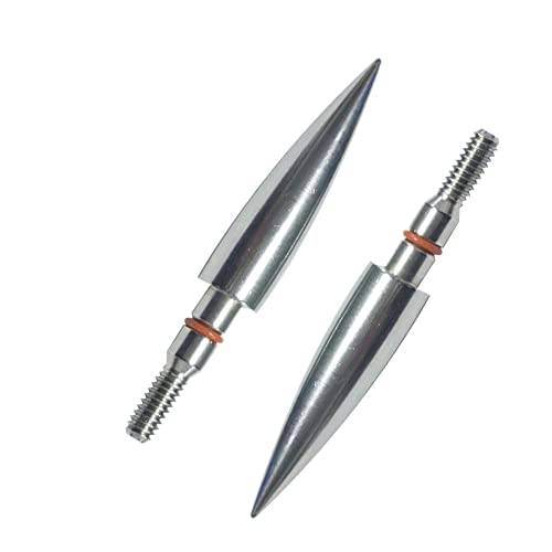 Image of 100 /125 /150 /200 /300 Grains Archery Field Points Practice Field Tips, Archery Target Practice Hunting Arrow Tip for Recurve, Compound Bow Crossbow, Stainless Steel Screw in Broadheads