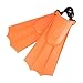 kowaku Diving Fins Snorkel Fins Feet Shoes Snorkeling Supplies Snorkel Equipment Flippers Swim Fins for Professionals Beginners, Orange 25 to 30