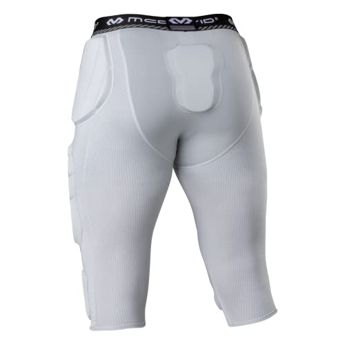 Mcdavid Mens Football Integrated 7 Pad ¾ Compression Tights, Protection for HIPS, Thighs, Tailbone & Knees, Adult2
