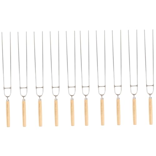 GALPADA Easy-clean Bbq Cooking Tools 10 Pcs Chicken Wing Racks U-shaped Grill Skewers