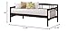 DHP Kaybed Solid Wood Twin Espresso Contemporary Bed Frame
