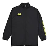 [ニューバランス] ジュニア/キッズ 裏起毛ウインドジャケット 保温性 サッカー・スポーツ(ABJ55282) BK(ブラック)