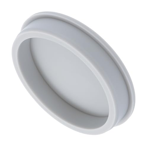 Image of MECCANIXITY High Temp Silicone Plug Mount Dia 93.6mm /3.69 Inch T Shaped Rubber Stopper Hole Plugs for Powder Coating Plating Waterproof Sealing Plugs Grey Pack of 1(OD 100mm /3.94 Inch), Gray