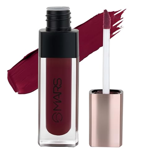 Image of MARS Popstar Non-Drying Liquid Mousse Lipstick for Women with Matte Finish | Lightweight and Non-Sticky Formula | Up to 12 Hour Long Lasting | Transferproof & Waterproof (6.0ml) (13-Wild Chase)